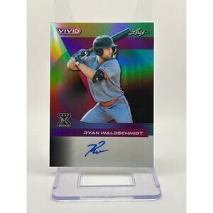 2024 Leaf Vivid Ryan Waldschmidt Rookie Prismatic Black Auto 4/5 SP DBacks RC
